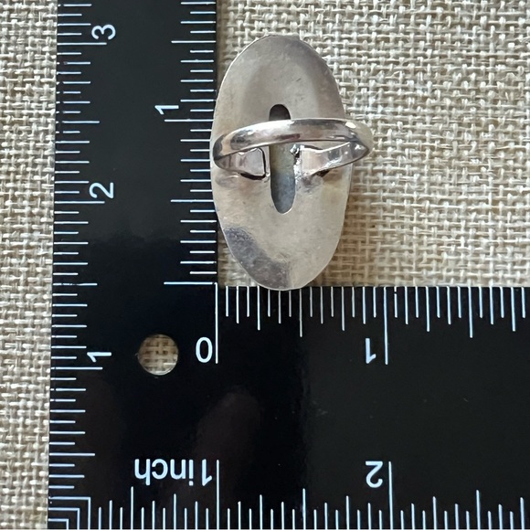 New Bumblebee Jasper Stone Silver Overlay Ring Size 9.75 - Picture 4 of 9